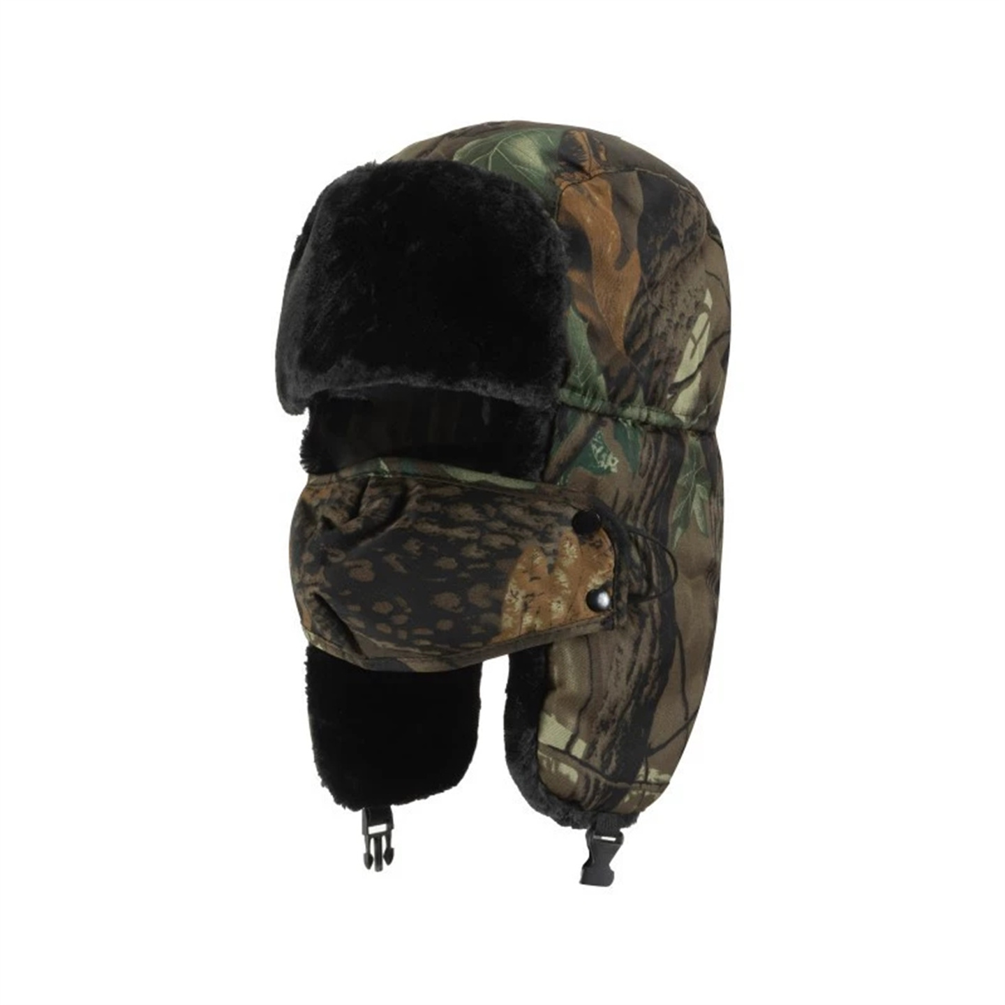 Mens Outdoor Hunting Hats - หมวกกันลมกันหนาวสำหรับล่าสัตว์ ผู้ชาย ผู้หญิง ลายพราง สำหรับปั่นจักรยาน เดินป่า