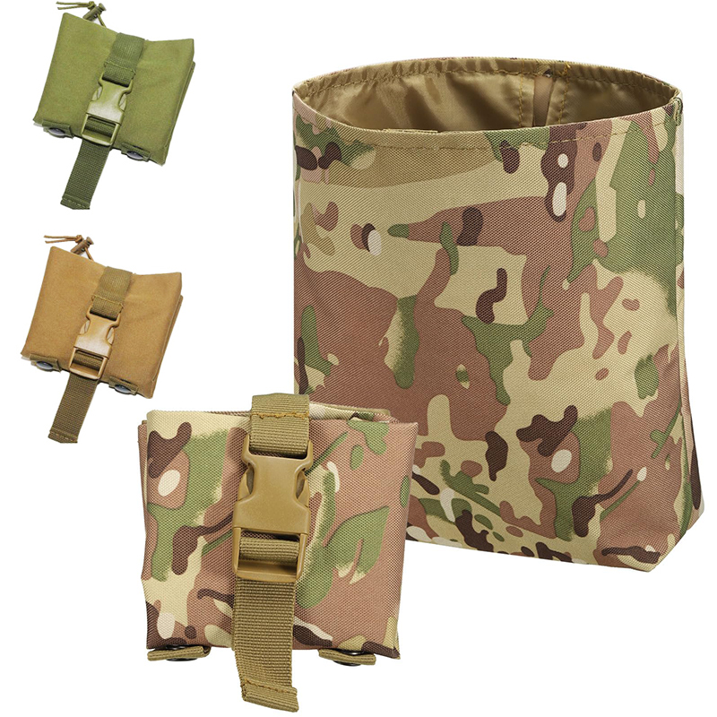 Hunting And Outdoor Supplies - กระเป๋าใส่แม็กกาซีนแบบพับได้ Molle สำหรับกิจกรรมกลางแจ้ง ตั้งแคมป์ ล่าสัตว์ อุปกรณ์
