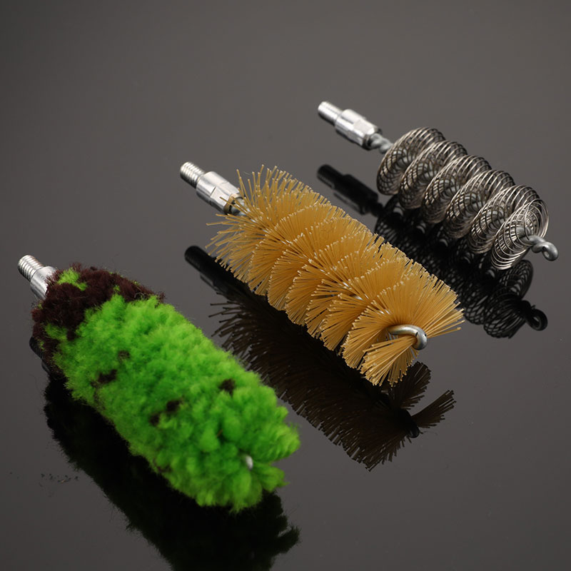 Gun Cleaning Rod - ชุดแปรงทำความสะอาดลำกล้องปืน 3 ชิ้น ทำจากอะลูมิเนียม สำหรับปืนลูกซองขนาด 12