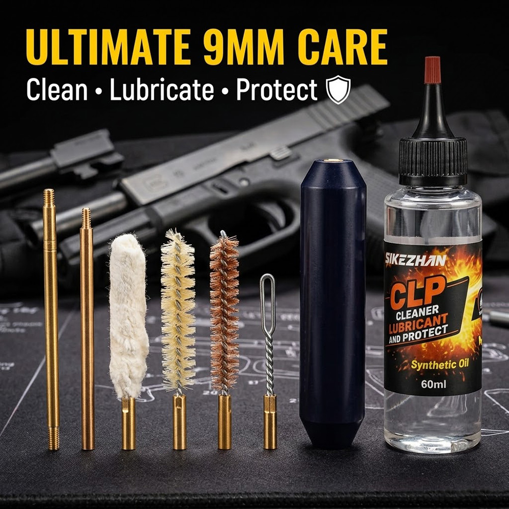 Gun Cleaning Rod - ชุดทำความสะอาดปืนพกขนาด 9 มม. .38 .357 คาลิเบอร์