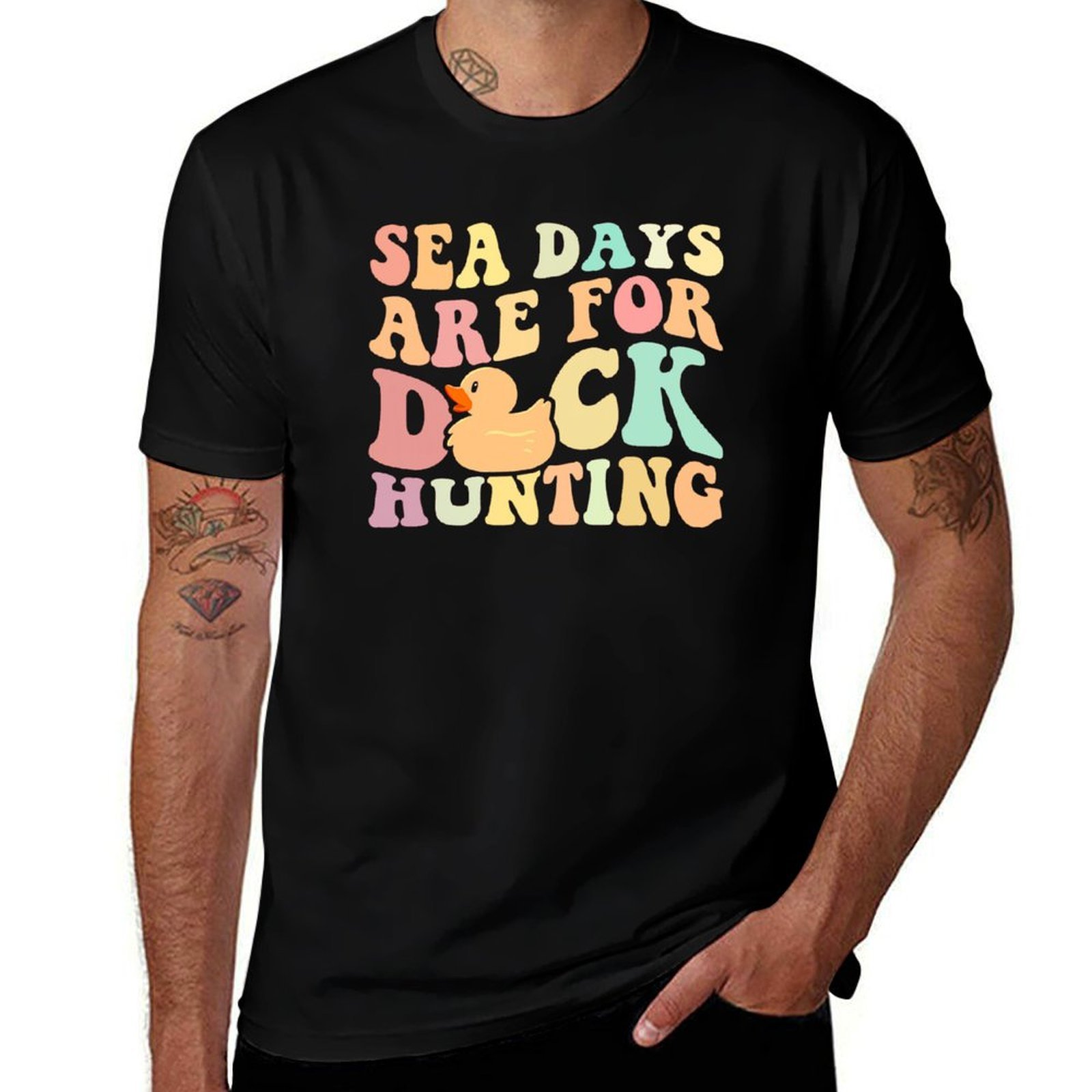 Hunting Outdoor Day - เสื้อยืดแขนสั้นสำหรับกิจกรรมกลางแจ้ง เสื้อยืดสำหรับล่องเรือล่าเป็ด