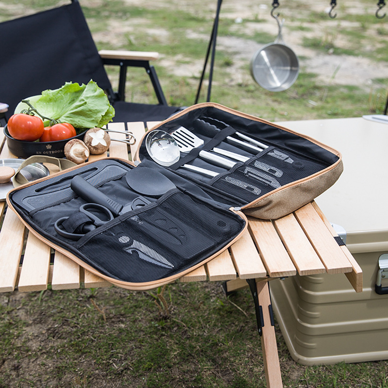 ชุดเครื่องครัวแคมป์ปิ้ง 8 ชิ้น - Outdoor Hunting Kitchen บทวิจารณ์และราคา