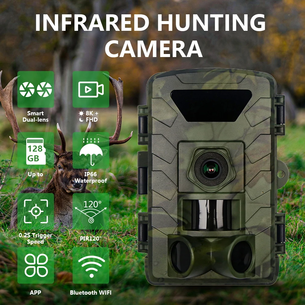 สําหรับการตรวจสอบสัตว์ป่า PR80 - Hunting Outdoor Camera บทวิจารณ์และราคา