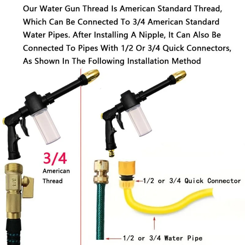 ปืนฉีดน้ำแรงดันสูงสำหรับล้างรถ - Gun Cleaning Rod บทวิจารณ์และราคา