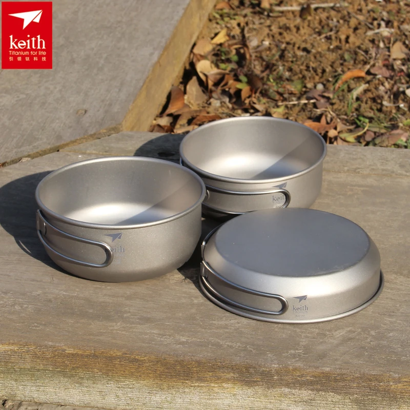 Keith 3PCS ไทเทเนียมเครื่องครั - Outdoor Hunting Kit บทวิจารณ์และราคา