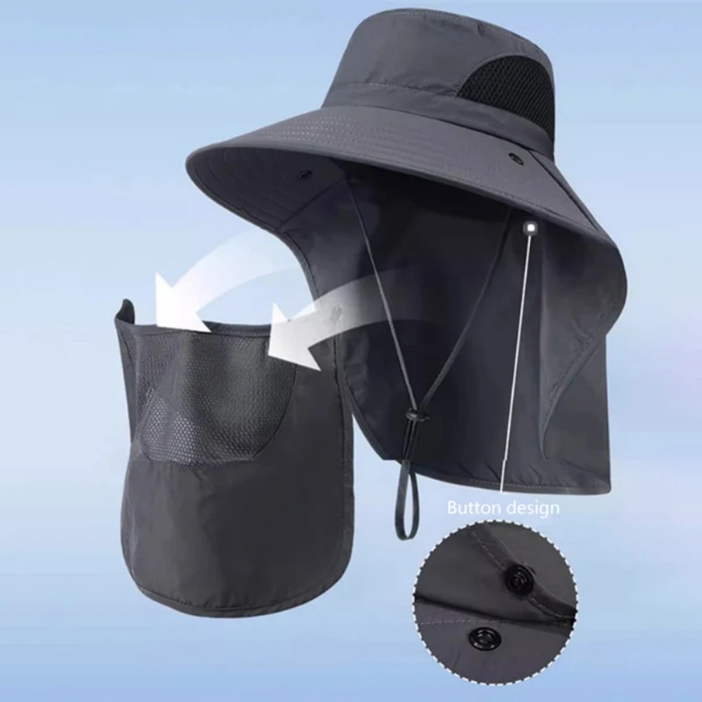 หมวกกันแดดฤดูร้อน ป้องกันรังสี - Mens Outdoor Hunting Hats บทวิจารณ์และราคา