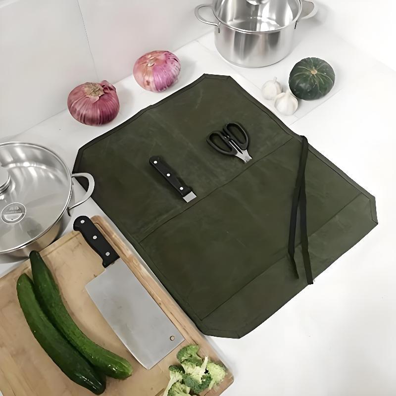 กระเป๋าใส่มีดเชฟผ้าแคนวาสเคลือ - Outdoor Hunting Kitchen บทวิจารณ์และราคา