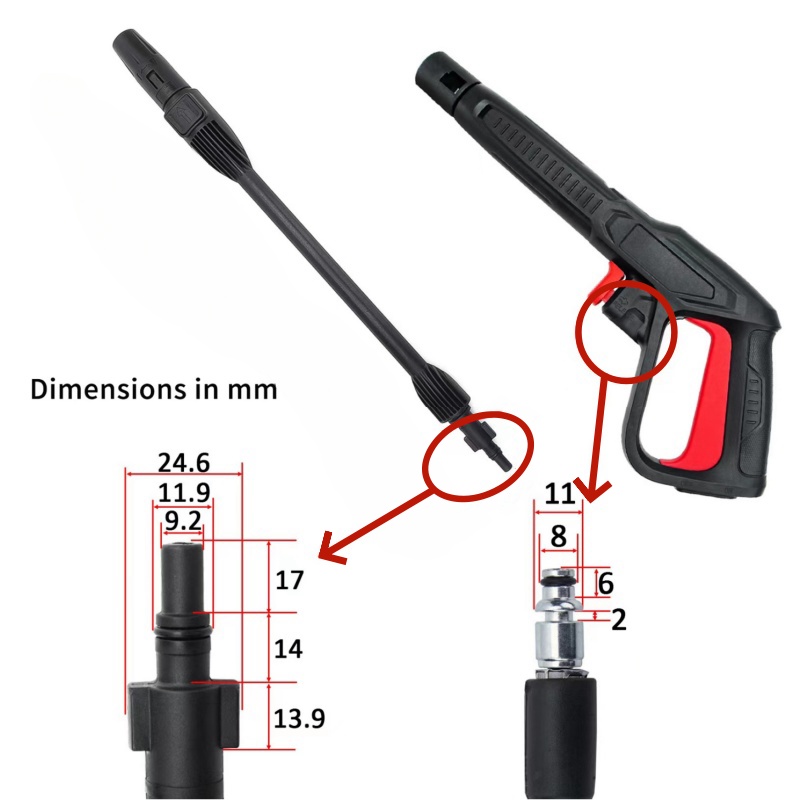 ปืนฉีดน้ำทำความสะอาดแรงดันสูง, - Gun Cleaning Rod บทวิจารณ์และราคา