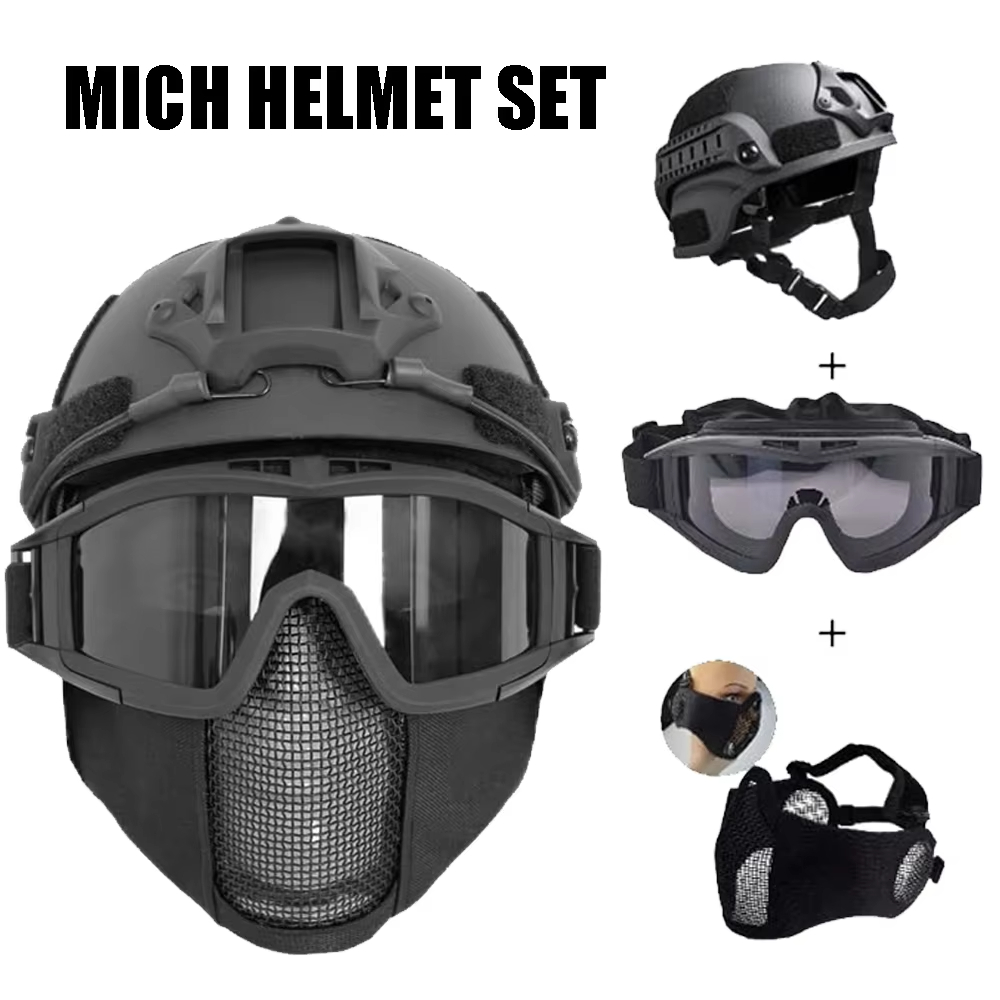 ชุดหมวกนิรภัย MICH Airsoft และ - Outdoor Hunting Guide บทวิจารณ์และราคา