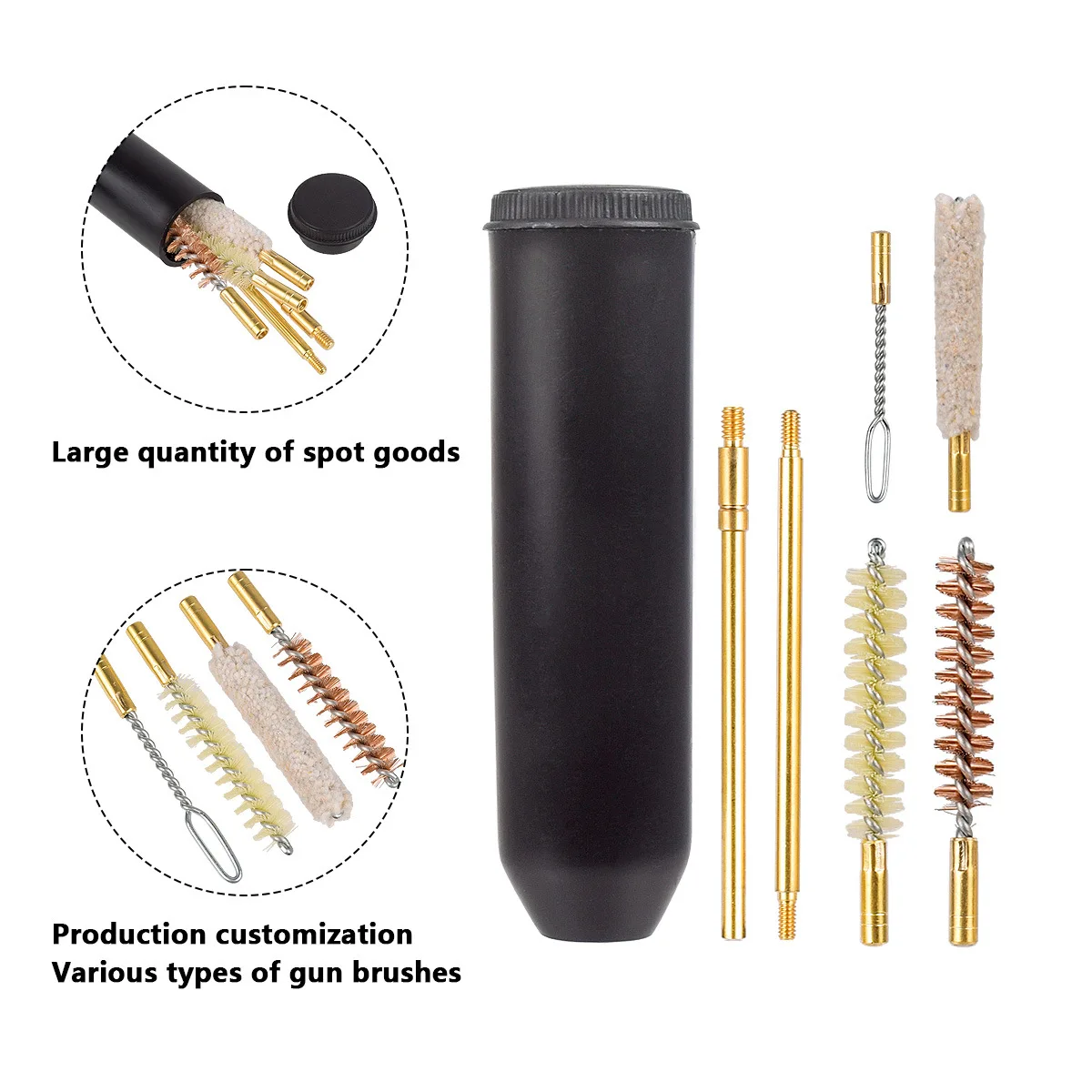 ชุดอุปกรณ์ทำความสะอาดปืน 7 ชิ้ - Gun Cleaning Rod บทวิจารณ์และราคา