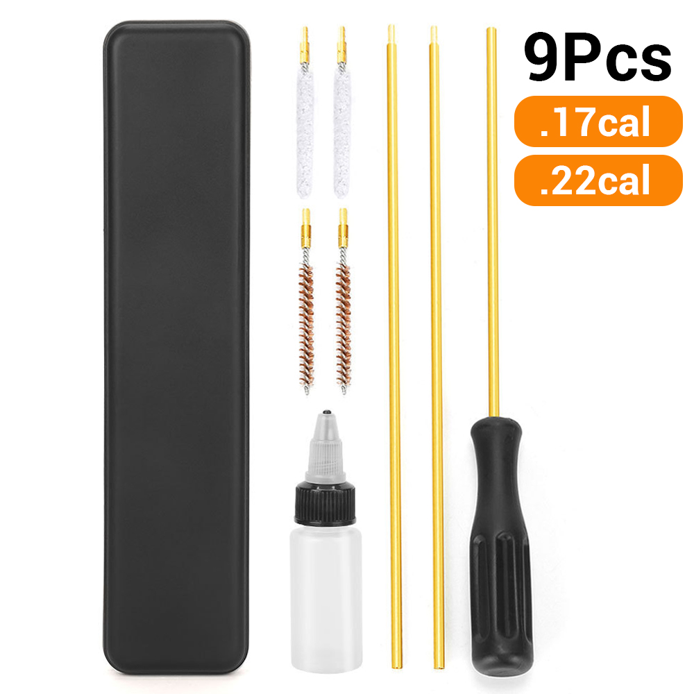 9 ชิ้น Universal ชุดทําความสะอ - Gun Cleaning Rod บทวิจารณ์และราคา