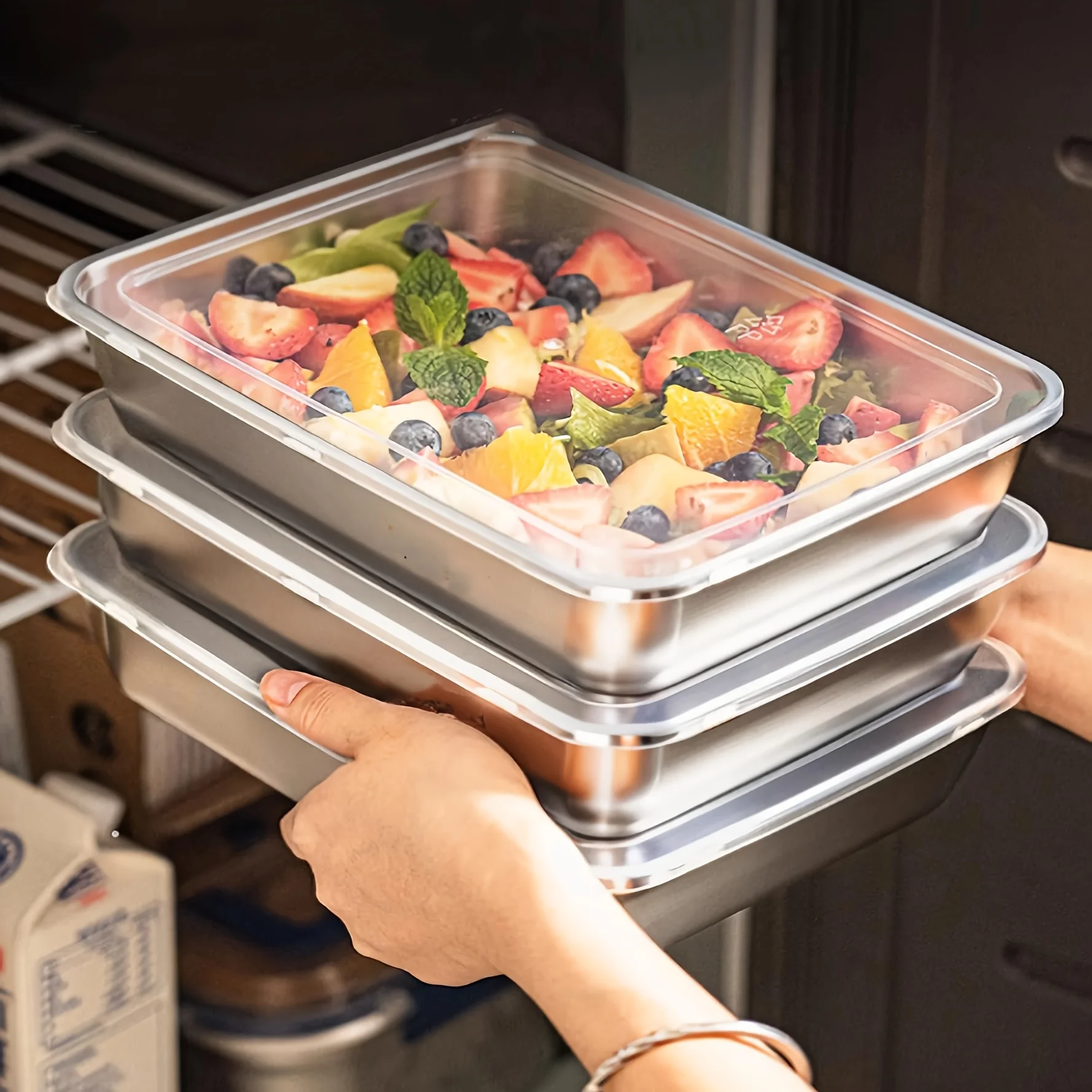 กล่องใส่อาหารสแตนเลส 3 ชิ้น &  - Outdoor Hunting Kitchen บทวิจารณ์และราคา