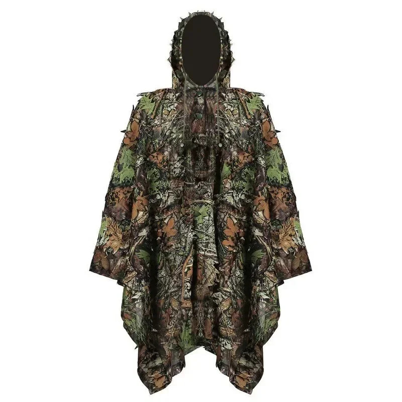 ชุดล่าสัตว์แบบยุทธวิธี ลายใบเม - Ghillie Suit Woodland บทวิจารณ์และราคา
