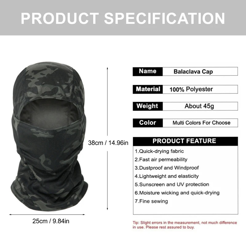หมวกบาลาคลาวาลายพราง หน้ากากปิ - Mens Outdoor Hunting Hats บทวิจารณ์และราคา