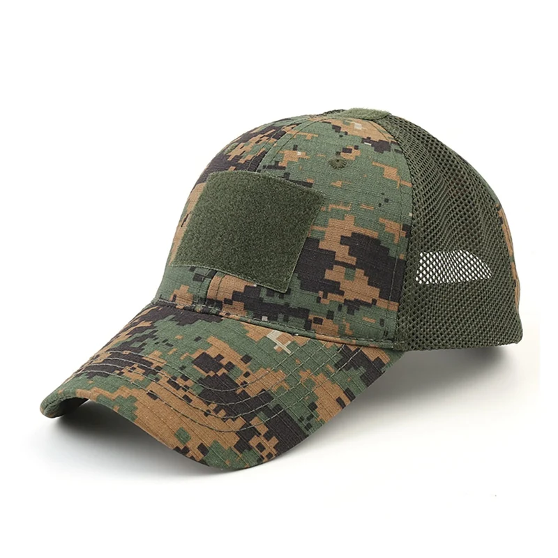 หมวกแก๊ปตาข่ายลายพรางมัลติแคมแ - Mens Outdoor Hunting Hats บทวิจารณ์และราคา