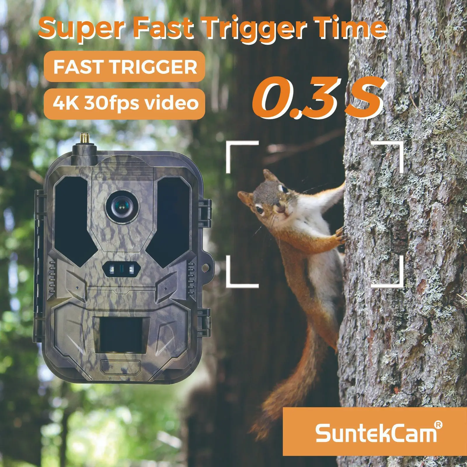 กล้องดักถ่ายสัตว์ป่า 4G สำหรับ - Hunting Outdoor Camera บทวิจารณ์และราคา