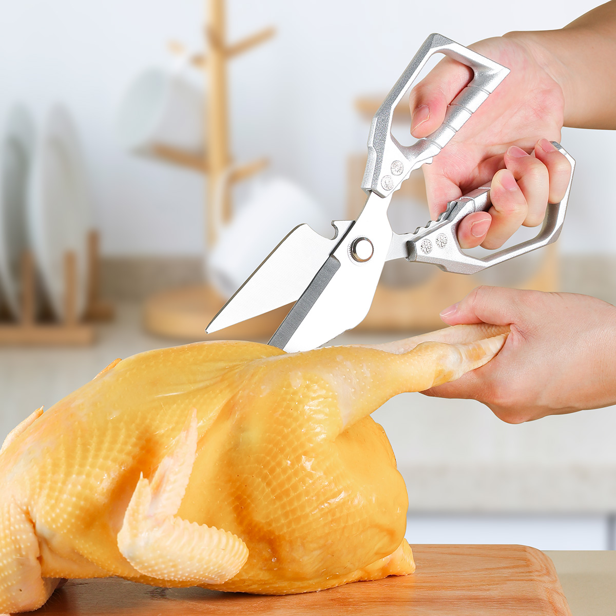กรรไกรครัวงานหนัก ตัดเนื้อ ผลไ - Outdoor Hunting Kitchen บทวิจารณ์และราคา