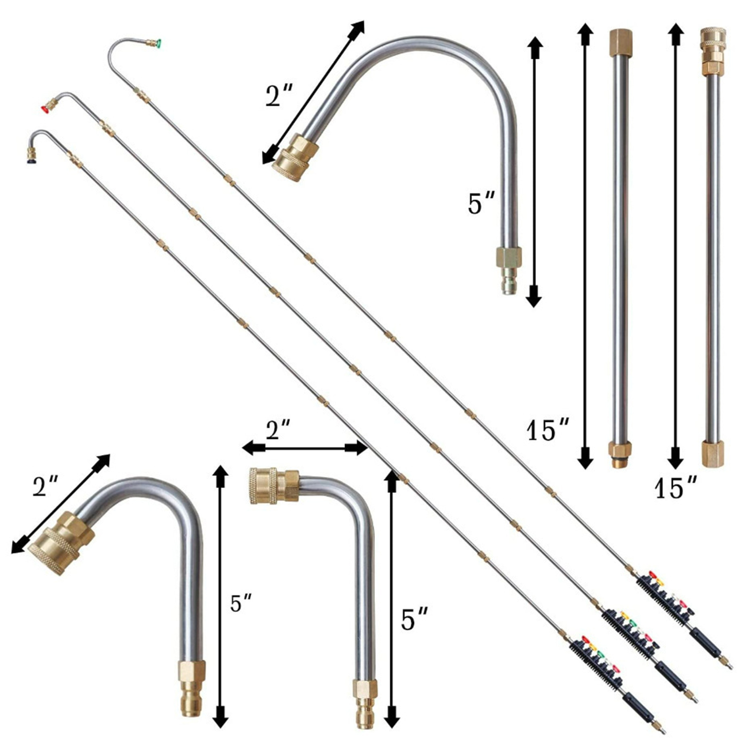 ชุดอุปกรณ์ต่อขยายหัวฉีดน้ำแรงด - Gun Cleaning Rod บทวิจารณ์และราคา